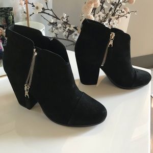 Rag & Bone black booties